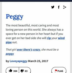 Meet your Posher, Peggy